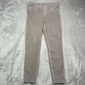 Spanx‎ Jean-Ish Ankle Leggings Women's L Skinny High Rise Stretch Denim Shaping